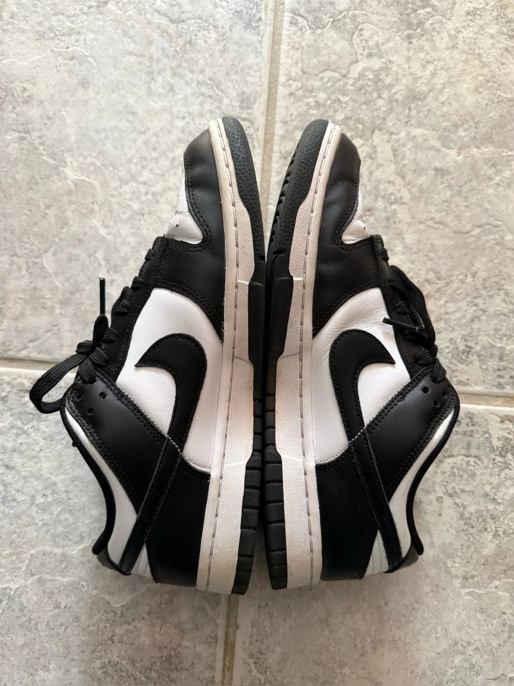 Nike Low-Top Swoosh Sneaker — Black & White Panda Dunk Women’s 9